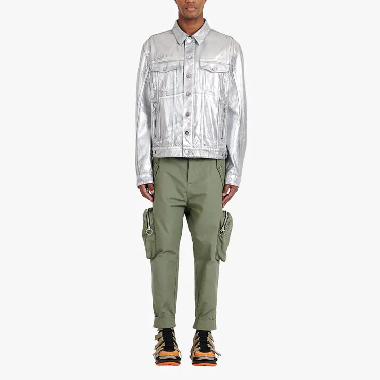 BALMAIN Jackets Men Silver-3