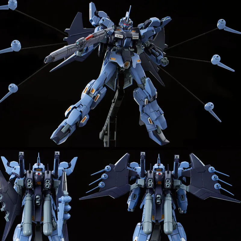 BANDAI Gundam Character PB Limited HGUC 1/144 Mobile Suit Gundam Side Story Lost Node Death Knight 13cm Model Kits-5
