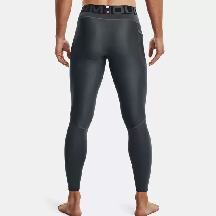 Under Armour HeatGear Sports Pants Men Peach Gray-3