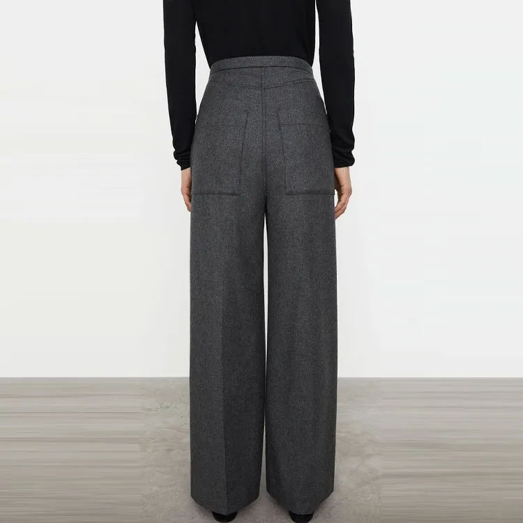 TOTEME Suit Trousers Women's Dark Gray-3