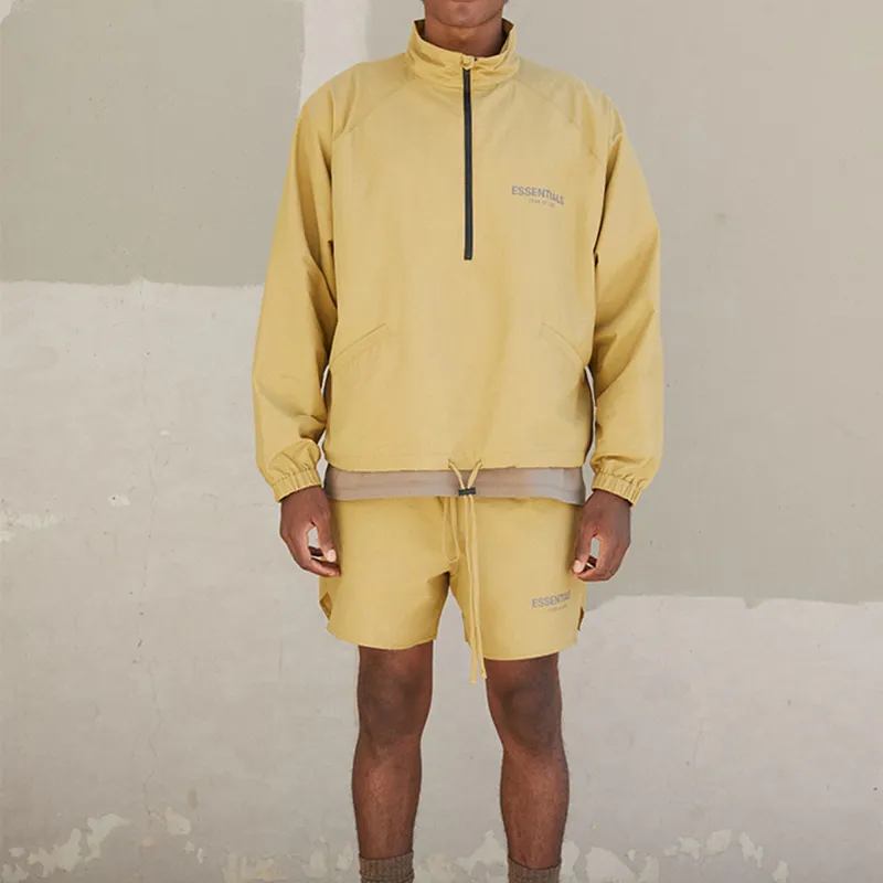 Fear Of God Essentials Half Zip Track Jacket-5