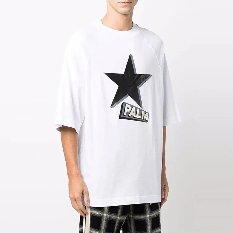 PALM ANGELS Rockstar Oversized T Shirt-3