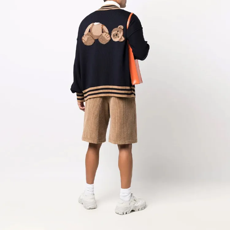 PALM ANGELS Bear motif Cardigan-1