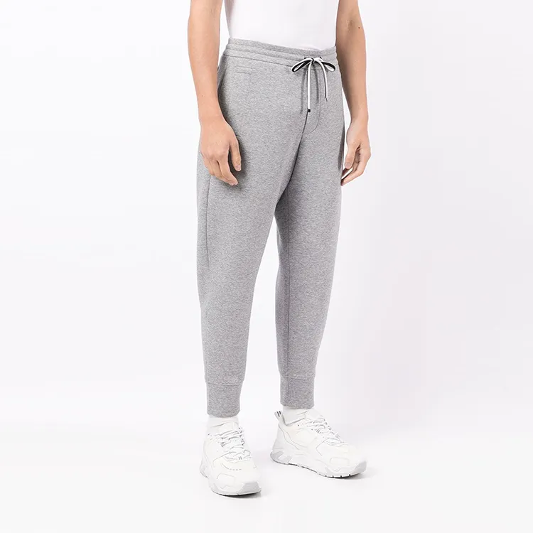 EMPORIO ARMANI Knitted Sports Pants Men's Gray-4
