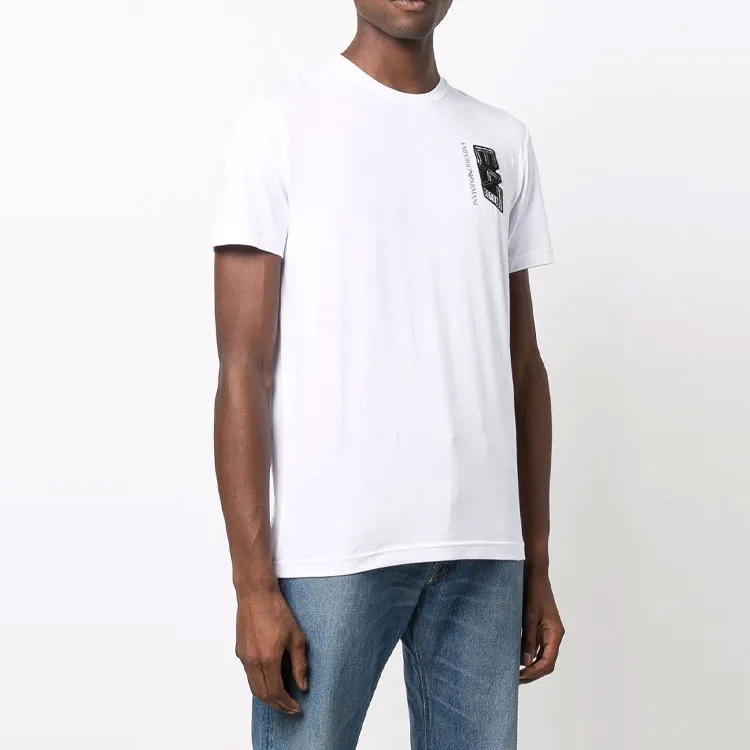 EMPORIO ARMANI EA7 T Shirts Men White-1