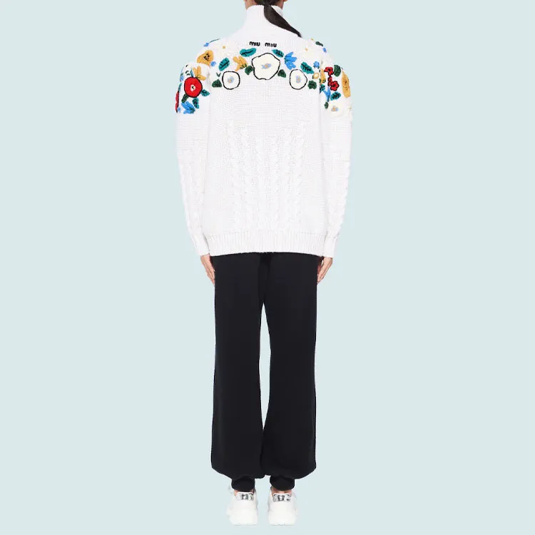 MIU MIU FW21 Sweater Women's White-2