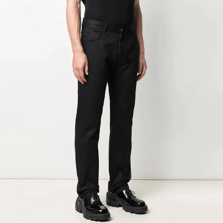RAF SIMONS Jeans Men Black-2