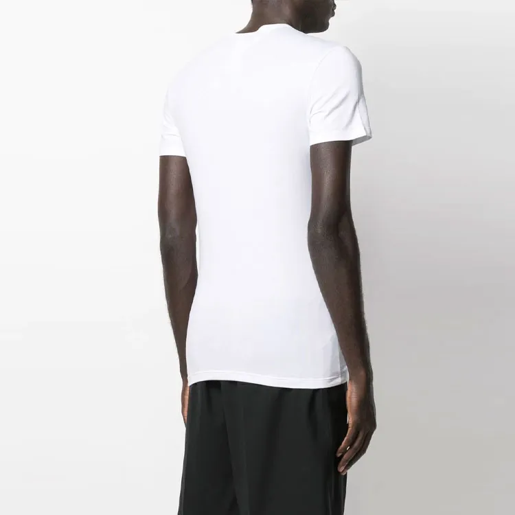 VERSACE Logo Printed Crewneck T Shirt-4
