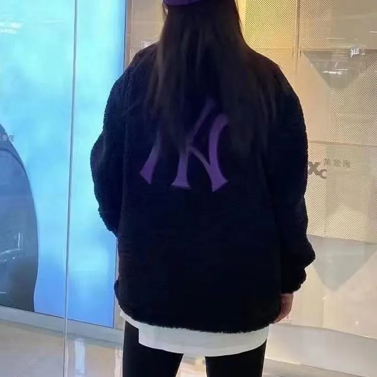New Era Velvet Jackets Unisex Black-3