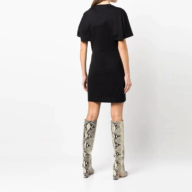 Givenchy T Shirt Dress With Side Openings 'Black'-3