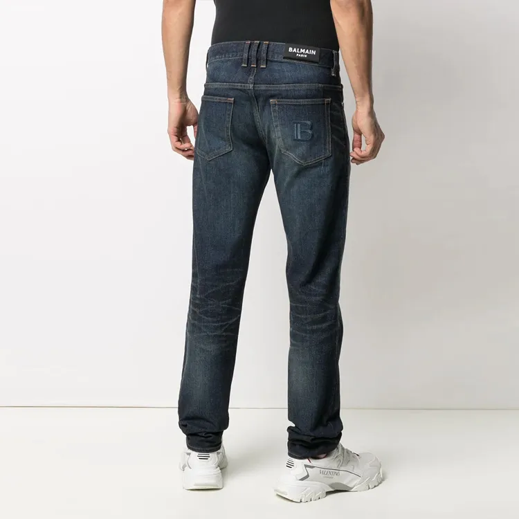 BALMAIN Jeans Men Blue-3