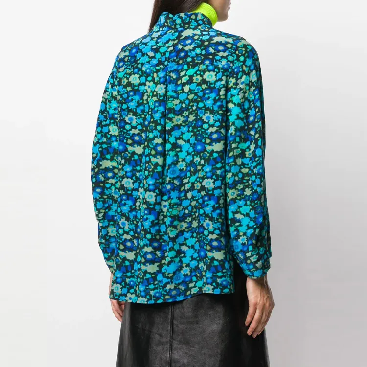 GANNI Shirts Women's Green-3