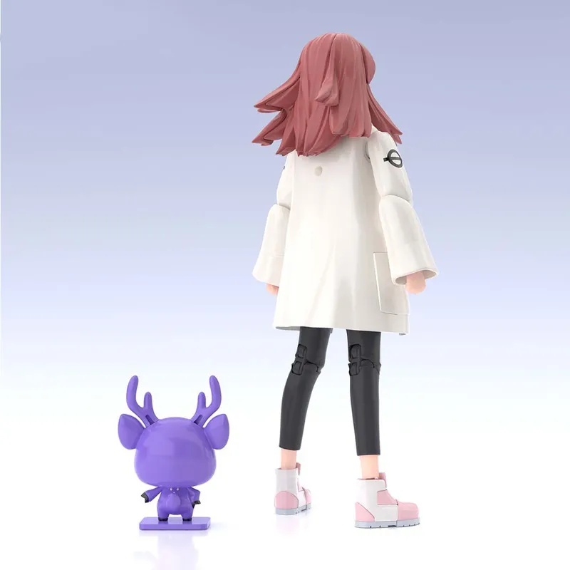 BANDAI Figure rise Humanoid Assembly Standard Boundary Fighter, Purple Department Sayo Model Kits-4