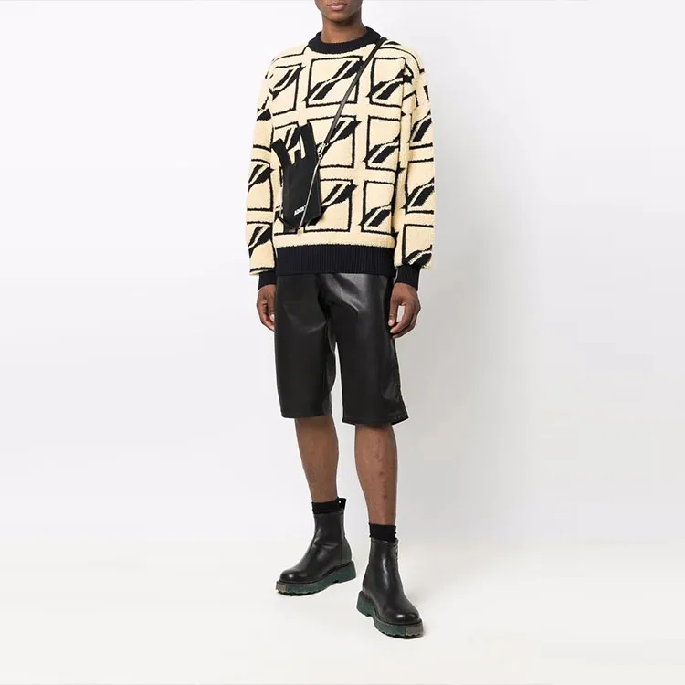 WE11DONE Sweaters Men Beige-1