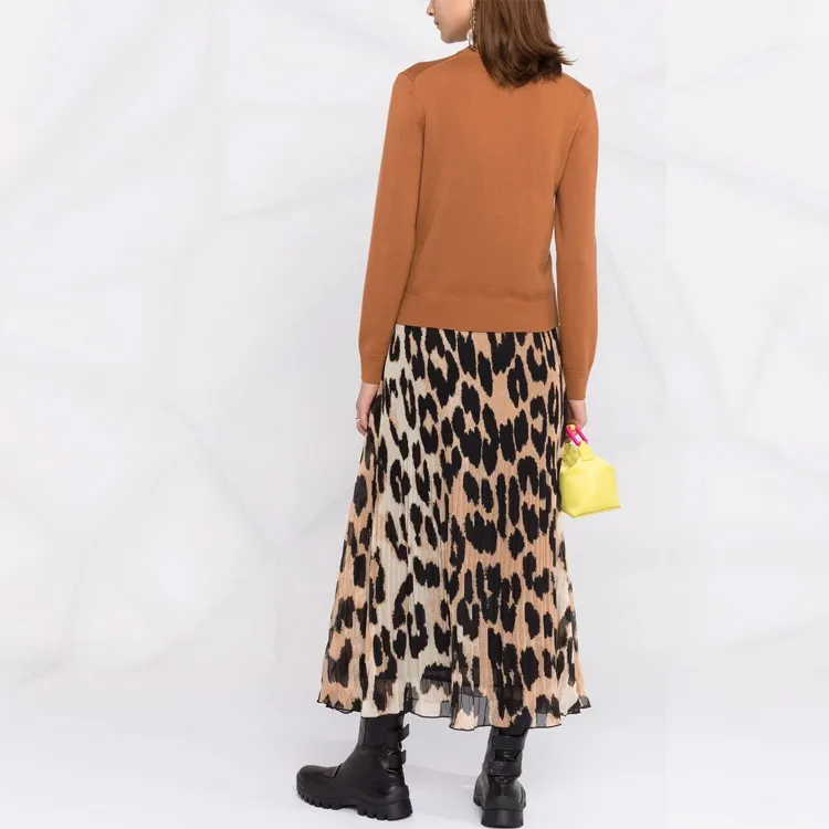 KENZO FW21 Fitted Sweater Women's Brown-2