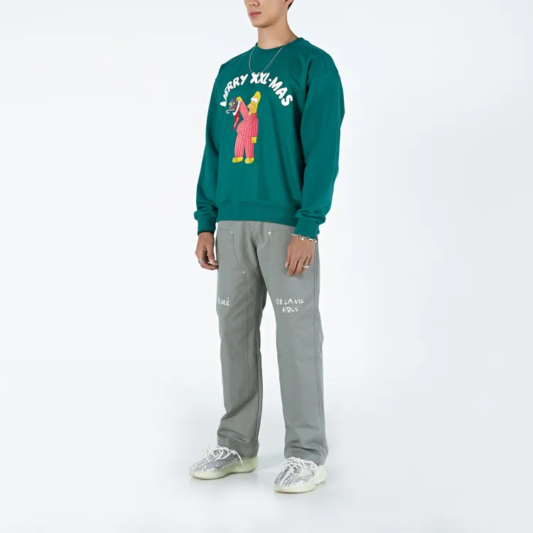 The Simpsons X Acme De La Vie Acme De La Vie X The Simpsons Sweatshirts Unisex Green-3