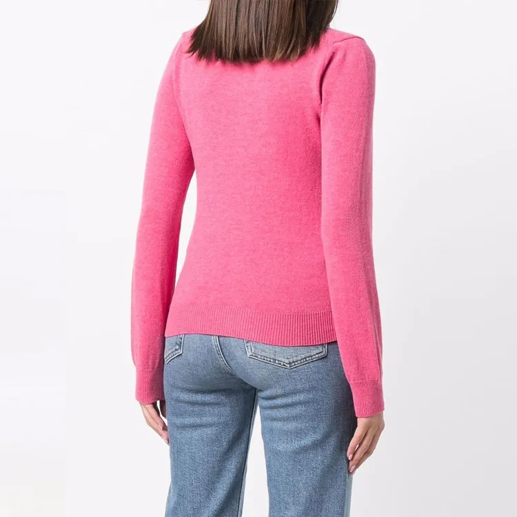 COMME DES GARCONS SHIRT FW21 Fitted Sweater Women's Pink-3