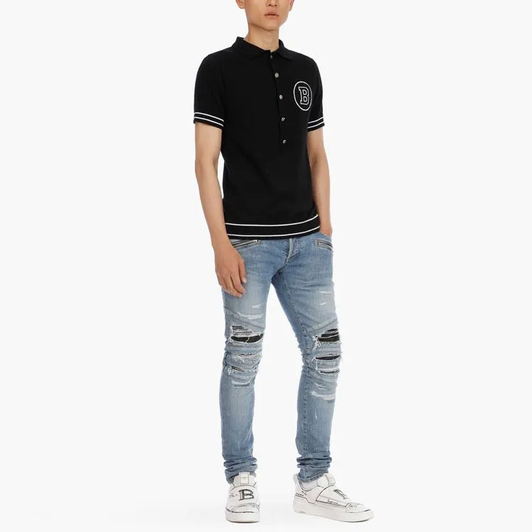 BALMAIN Jeans Men Blue-3