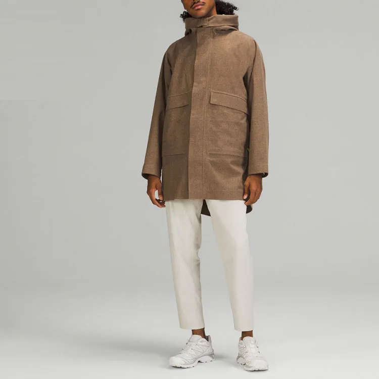 Lululemon Lab Series Jackets Men Khaki-4