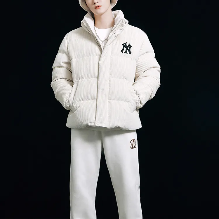 MLB New York Yankees Down Jacket Unisex White-2