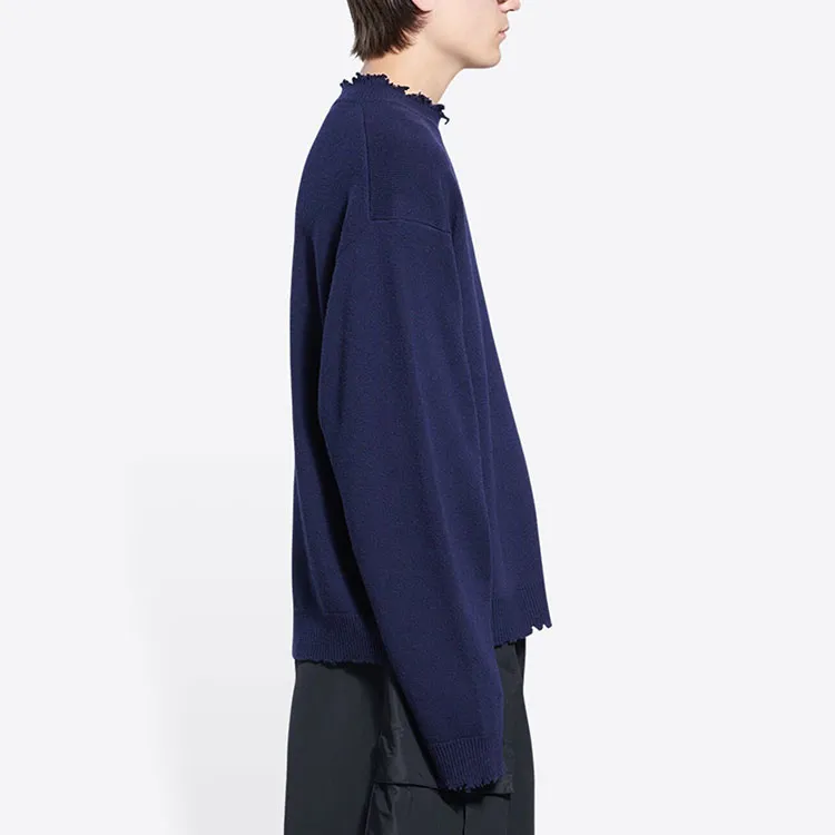 Balenciaga Sweaters Men Blue-4