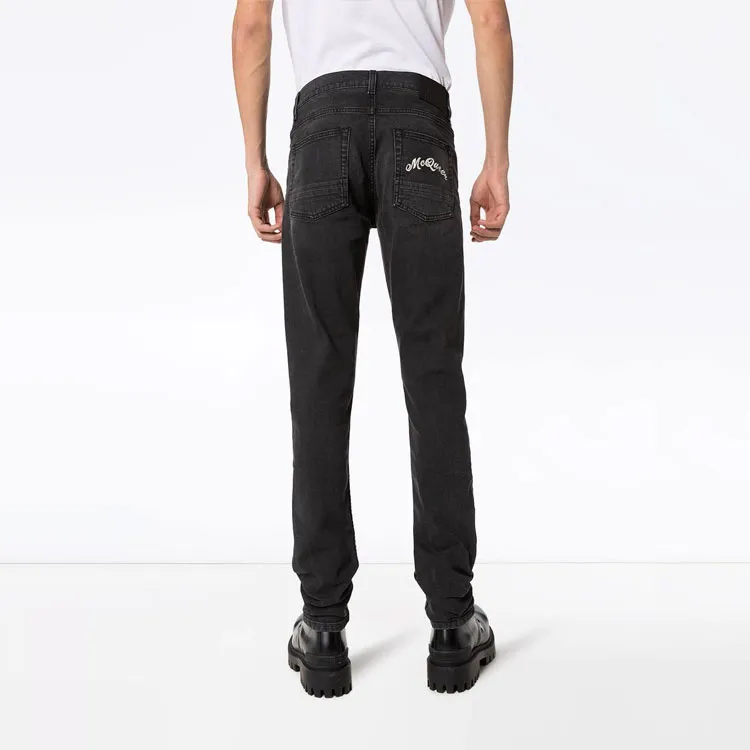 Alexander McQueen Jeans Men Black-1