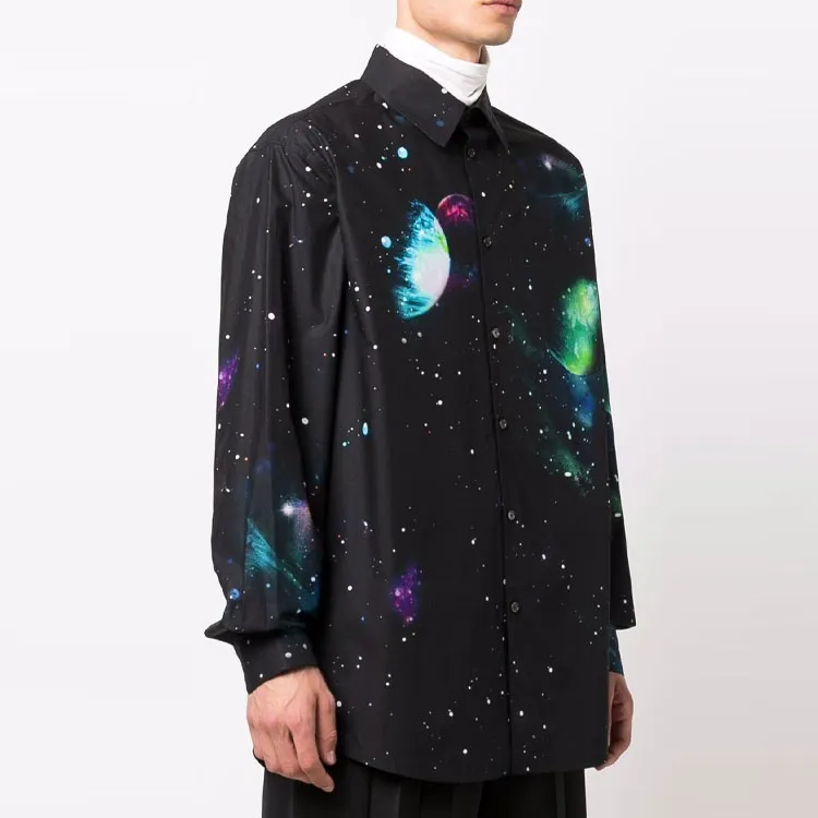 Valentino Shirts Men Black-2