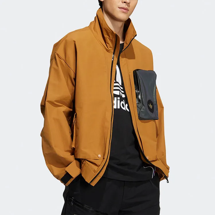 Adidas Originals Jackets Men Brown-3