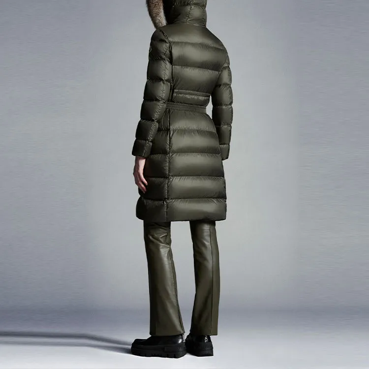 Moncler Down Jacket Women's Army Green-2
