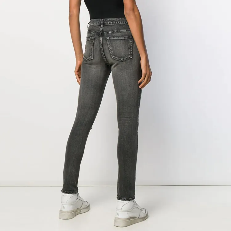 SAINT LAURENT Jeans Women's Gray-2