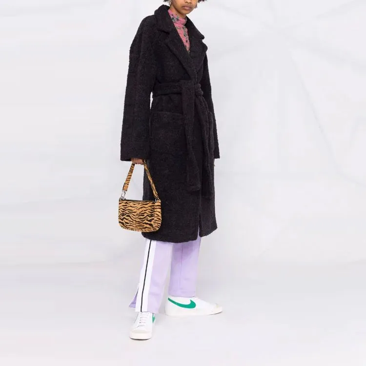 GANNI Coats Women's Black-3