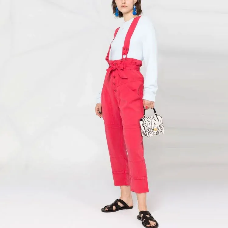 ISABEL MARANT Detachable braces High waisted Shorts-2