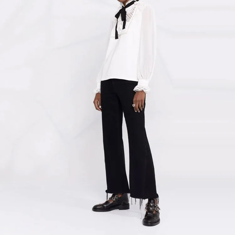Self portrait Shirts Women's White-5