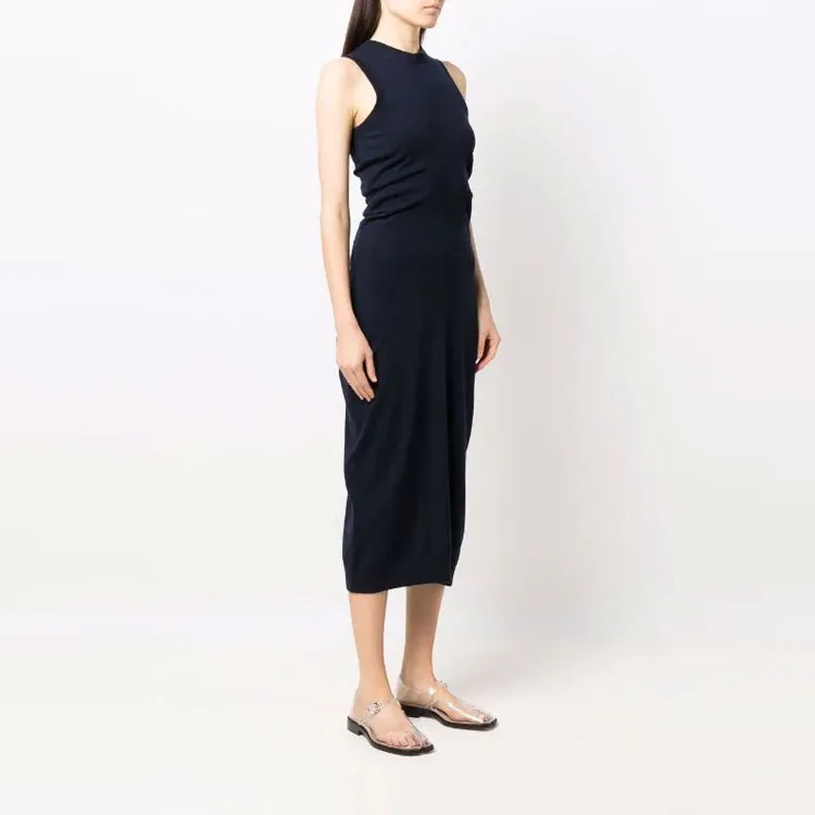 Maison Margiela Sleeveless Dresses Women's Blue-3