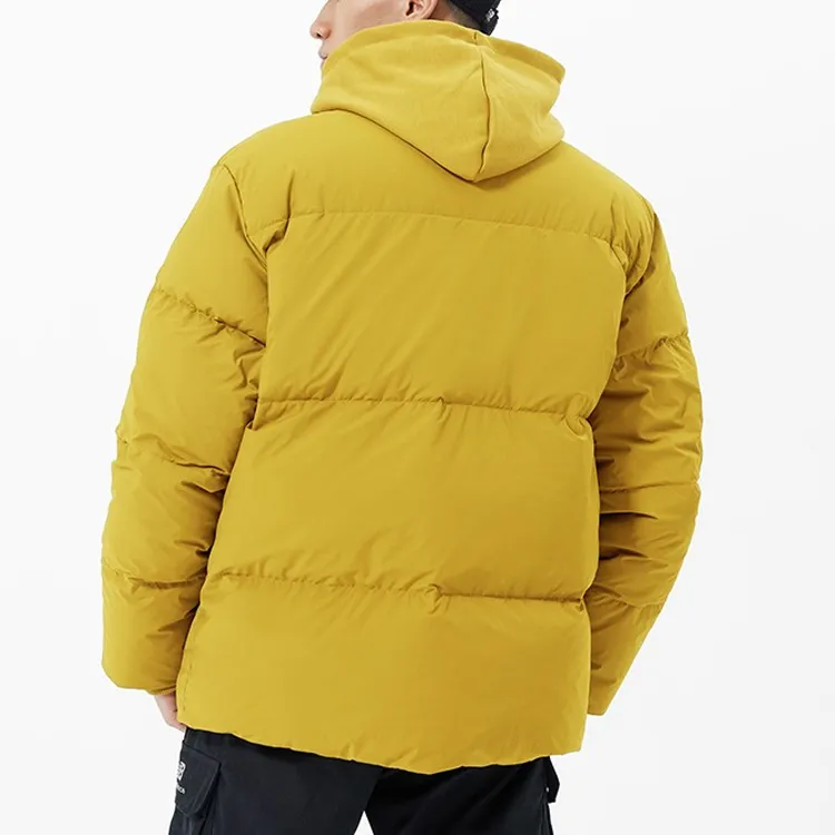 New Balance Down Jackets Men Yellow-3