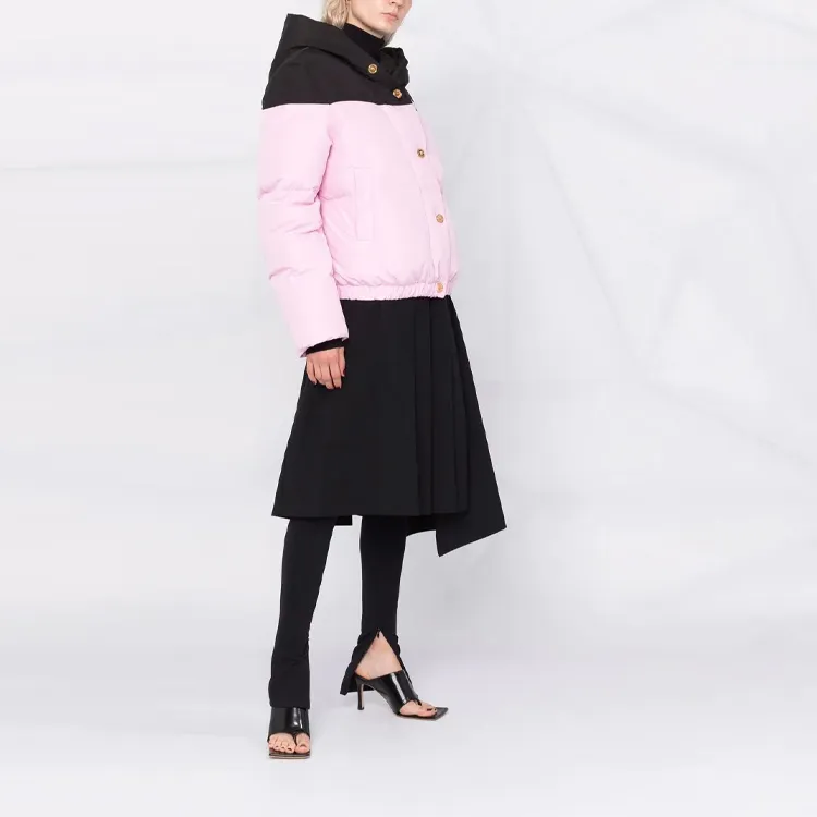 FANSIZHE Down Jacket Women's Pink-3