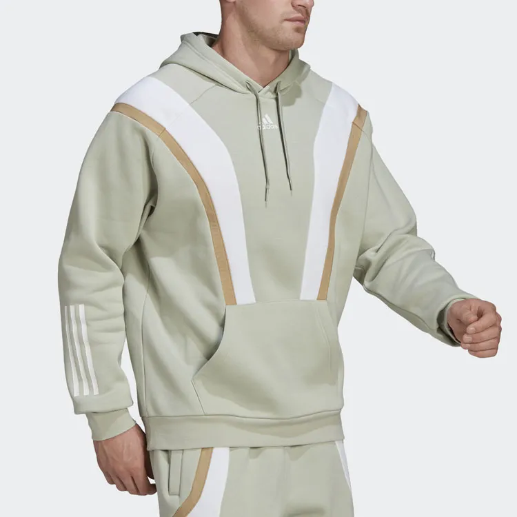 Adidas Sw Fl Hoddie Sweatshirt Men's Green-3