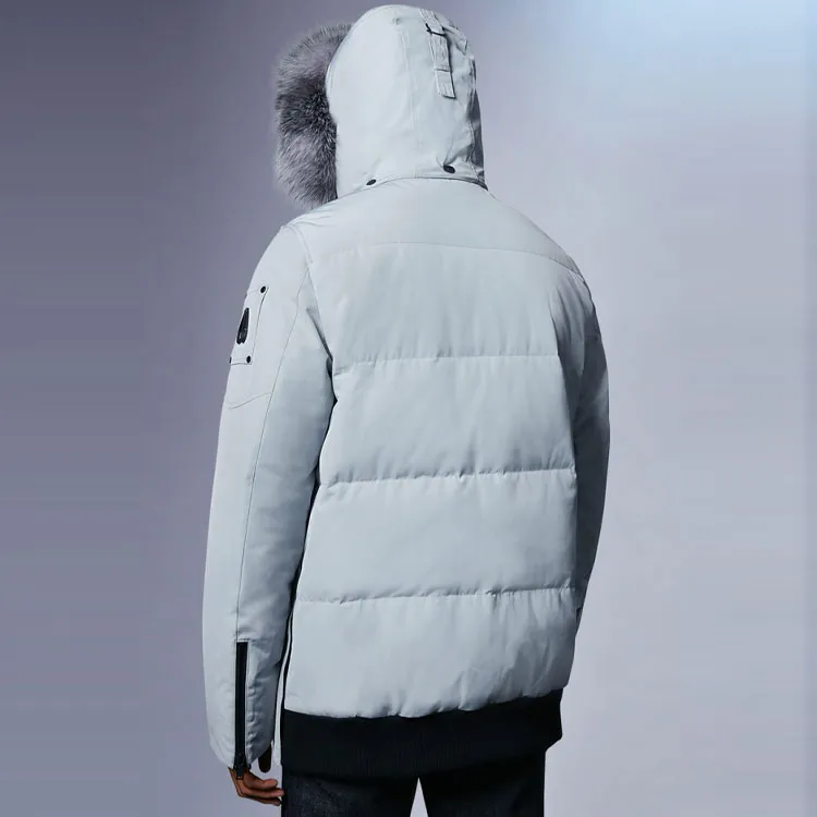 Moose Knuckles Down Jacket Men's Gray-4