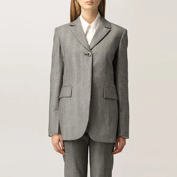SportMax Business Suits Women's Gray-2