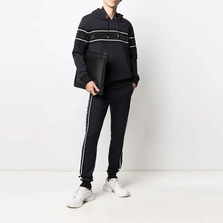 BALMAIN FW21 Knitted Sports Pants Men's Black-1