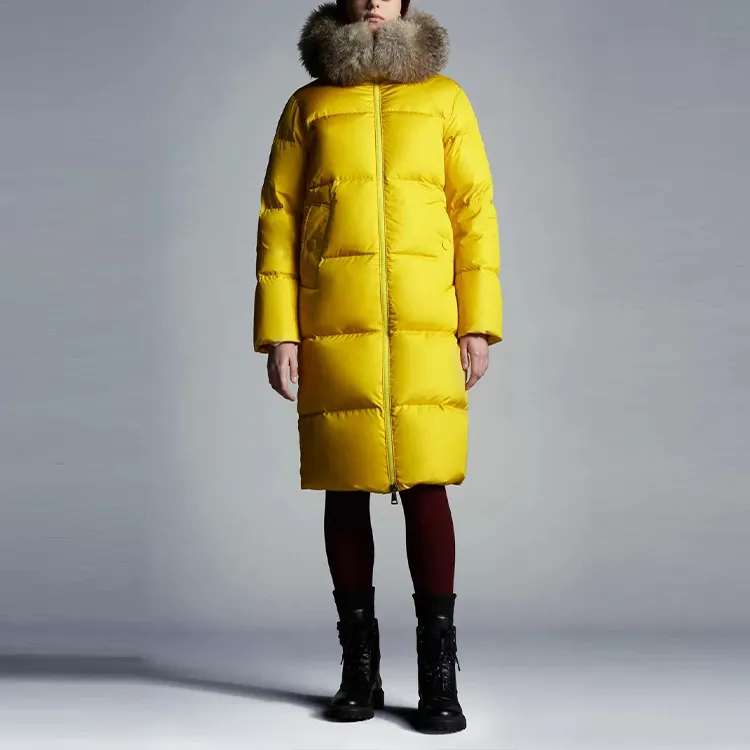 Moncler FW21 Down Jacket Women's Yellow-3