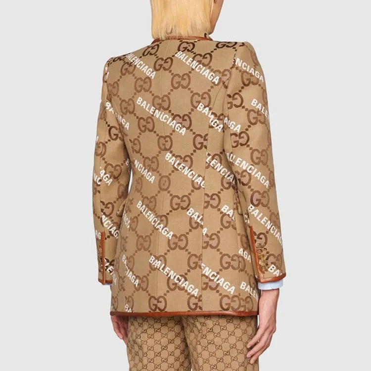 GUCCI X Balenciaga The Hacker Project Jumbo Gg Men Jacket-2