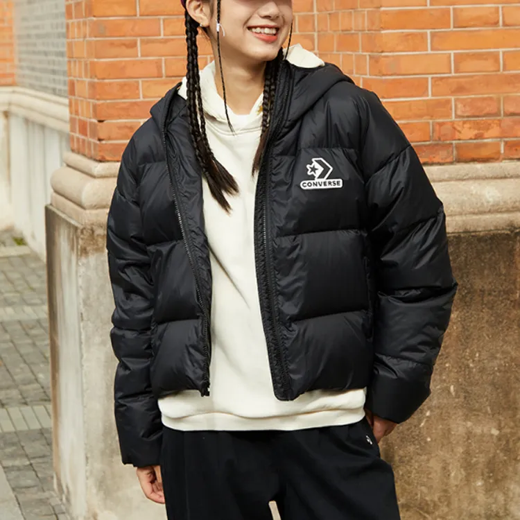 Converse Down Jacket Winter Women's Black-2