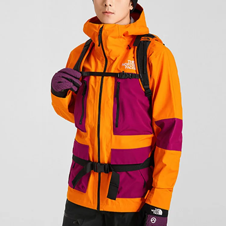 THE NORTH FACE Waterproof, Windproof, Thermal, Water Repellent Windbreaker Jacket Men's Orange-6