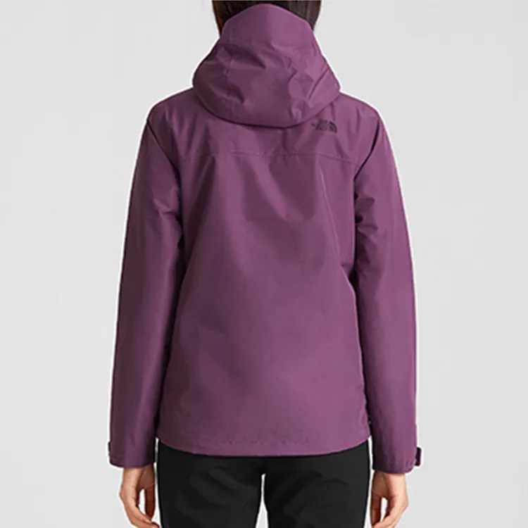 THE NORTH FACE City Outdoor Collection Waterproof And Windproof To Keep Warm Windbreaker Jacket Women's Purple-3
