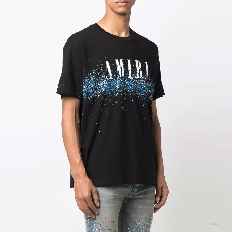 AMIRI Crystal Core Logo Painter Tee-3