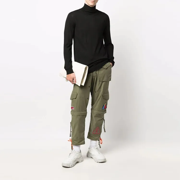 GREG LAUREN Cargo Pants Unisex Green-3