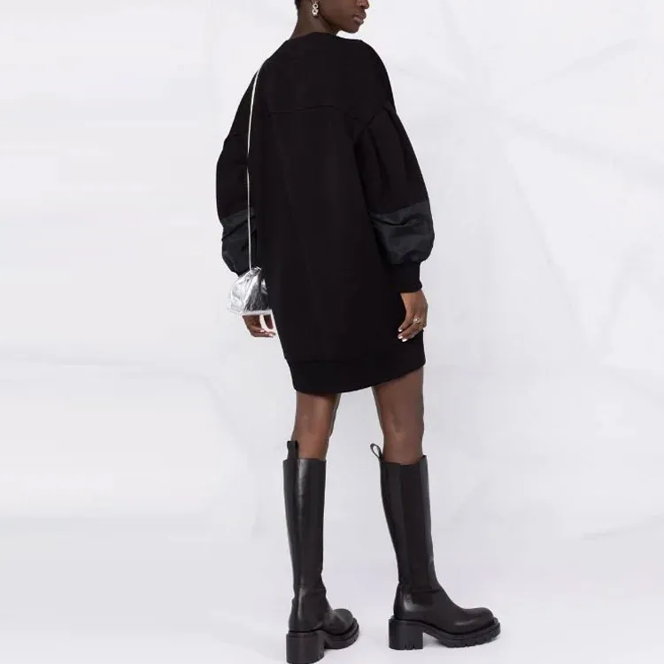 Alexander McQueen Long Sleeved Dresses Women's Black-1