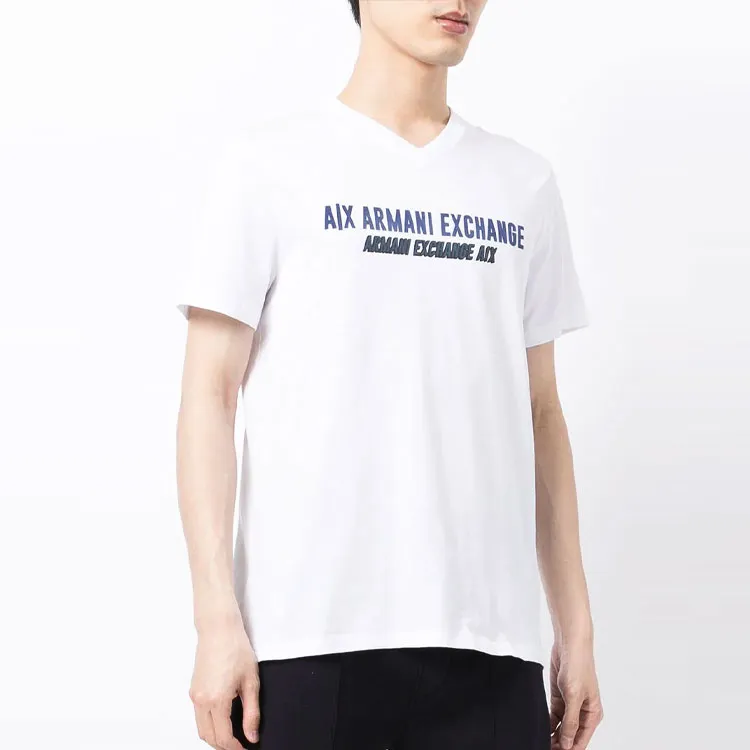 ARMANI EXCHANGE T Shirts Men White-3