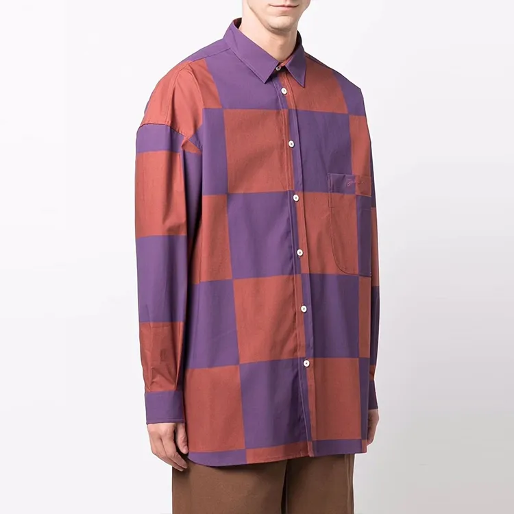 Jacquemus Shirts Men Purple-3